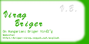 virag briger business card